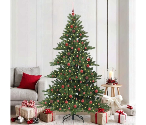 Mākslīgā Saliekamā Ziemassvētku Egle With Leds 210Cm Pvc Vidaxl