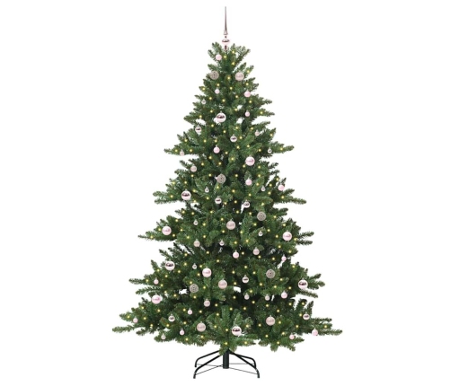 Mākslīgā Saliekamā Ziemassvētku Egle With Leds 210Cm Pvc Vidaxl