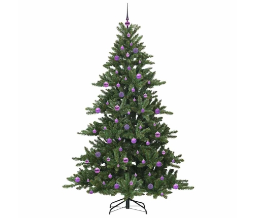 Mākslīgā Saliekamā Ziemassvētku Egle With Leds 210Cm Pvc Vidaxl