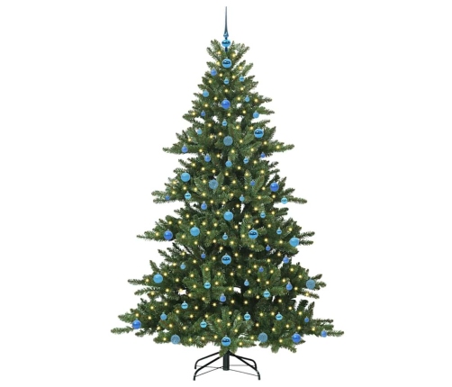 Mākslīgā Saliekamā Ziemassvētku Egle With Leds 210Cm Pvc Vidaxl