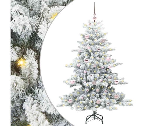 Mākslīgā Saliekamā Ziemassvētku Egle With Leds 150Cm Pvc Vidaxl