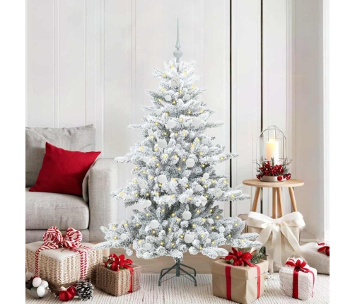 Mākslīgā Saliekamā Ziemassvētku Egle With Leds 150Cm Pvc Vidaxl