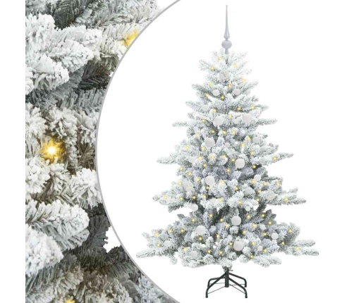 Mākslīgā Saliekamā Ziemassvētku Egle With Leds 150Cm Pvc Vidaxl