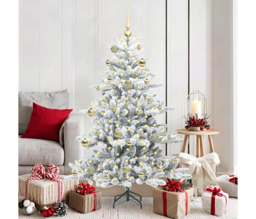 Mākslīgā Saliekamā Ziemassvētku Egle With Leds 150Cm Pvc Vidaxl