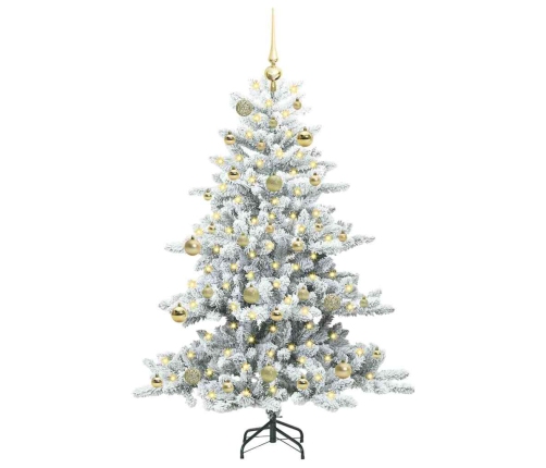 Mākslīgā Saliekamā Ziemassvētku Egle With Leds 150Cm Pvc Vidaxl