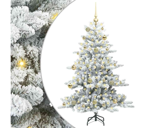 Mākslīgā Saliekamā Ziemassvētku Egle With Leds 150Cm Pvc Vidaxl