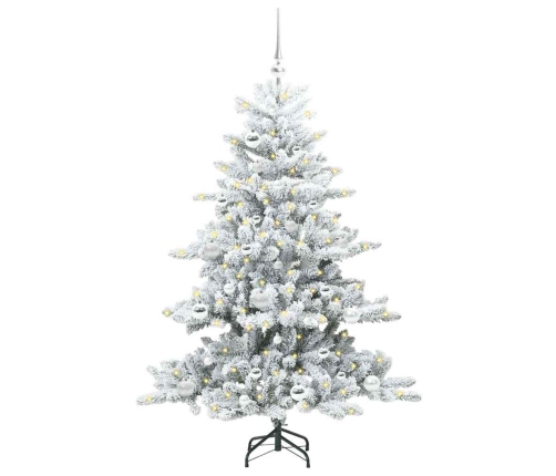 Mākslīgā Saliekamā Ziemassvētku Egle With Leds 150Cm Pvc Vidaxl