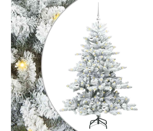 Mākslīgā Saliekamā Ziemassvētku Egle With Leds 150Cm Pvc Vidaxl