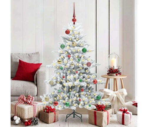 Mākslīgā Saliekamā Ziemassvētku Egle With Leds 150Cm Pvc Vidaxl