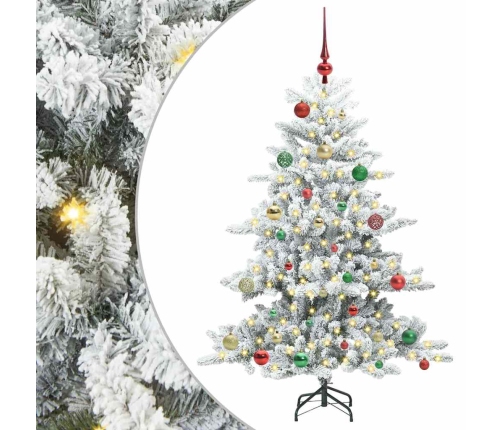 Mākslīgā Saliekamā Ziemassvētku Egle With Leds 150Cm Pvc Vidaxl