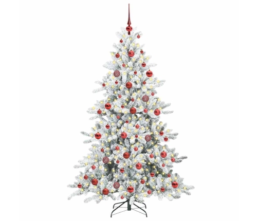 Mākslīgā Saliekamā Ziemassvētku Egle With Leds 180Cm Pvc Vidaxl