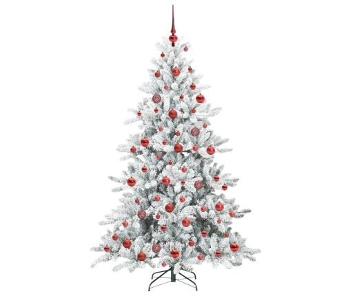 Mākslīgā Saliekamā Ziemassvētku Egle With Leds 180Cm Pvc Vidaxl