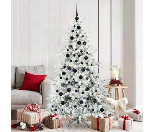 Mākslīgā Saliekamā Ziemassvētku Egle With Leds 180Cm Pvc Vidaxl