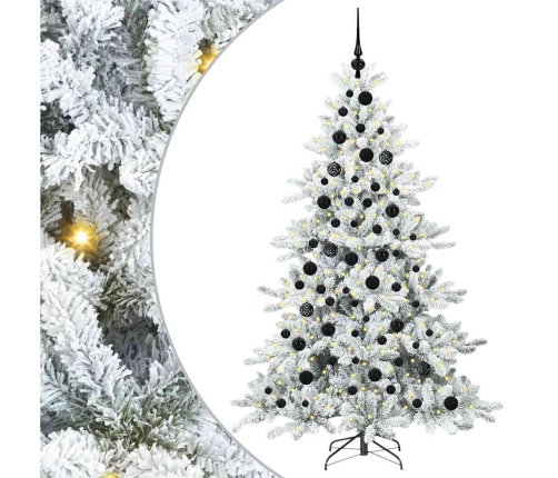 Mākslīgā Saliekamā Ziemassvētku Egle With Leds 180Cm Pvc Vidaxl