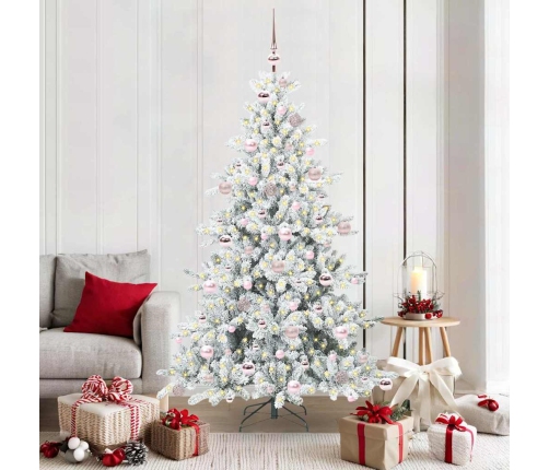 Mākslīgā Saliekamā Ziemassvētku Egle With Leds 180Cm Pvc Vidaxl