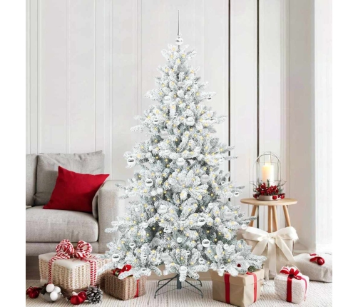 Mākslīgā Saliekamā Ziemassvētku Egle With Leds 180Cm Pvc Vidaxl