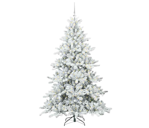 Mākslīgā Saliekamā Ziemassvētku Egle With Leds 180Cm Pvc Vidaxl