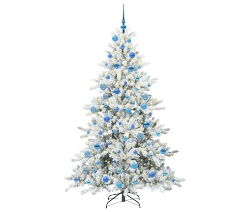 Mākslīgā Saliekamā Ziemassvētku Egle Su 300 Led 180 Cm Pvc Vidaxl