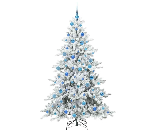 Mākslīgā Saliekamā Ziemassvētku Egle Su 300 Led 180 Cm Pvc Vidaxl