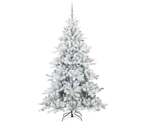 Mākslīgā Saliekamā Ziemassvētku Egle With Leds 210Cm Pvc Vidaxl