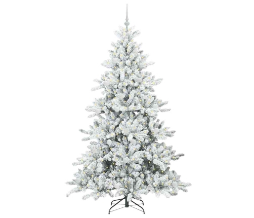 Mākslīgā Saliekamā Ziemassvētku Egle Su 300 Led 210 Cm Pvc Vidaxl