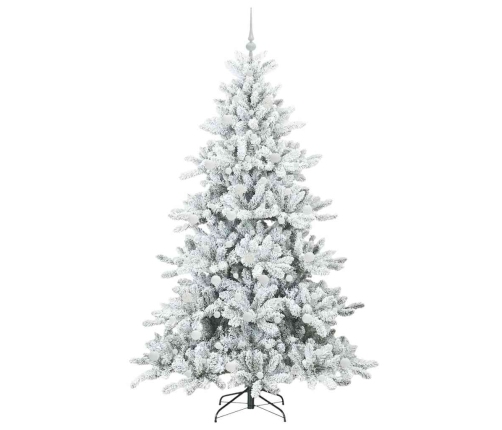 Mākslīgā Saliekamā Ziemassvētku Egle Su 300 Led 210 Cm Pvc Vidaxl