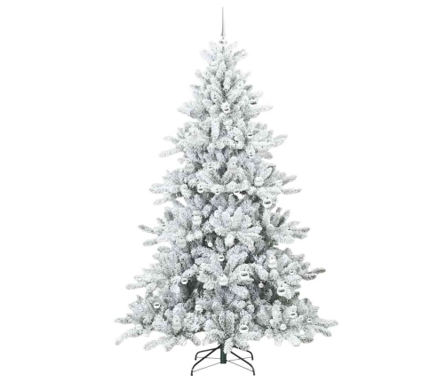 Mākslīgā Saliekamā Ziemassvētku Egle With Leds 210Cm Pvc Vidaxl