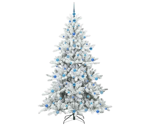 Mākslīgā Saliekamā Ziemassvētku Egle With Leds 210Cm Pvc Vidaxl