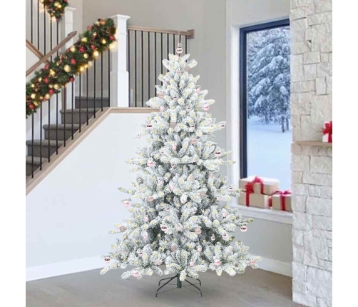 Mākslīgā Saliekamā Ziemassvētku Egle With Leds 240Cm Pvc Vidaxl