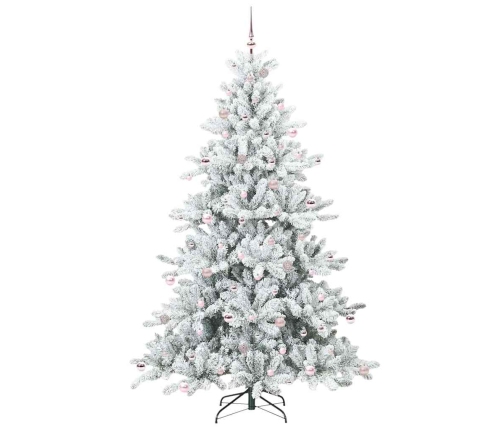 Mākslīgā Saliekamā Ziemassvētku Egle With Leds 240Cm Pvc Vidaxl