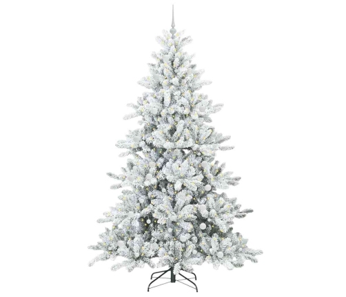 Mākslīgā Saliekamā Ziemassvētku Egle With Leds 240Cm Pvc Vidaxl