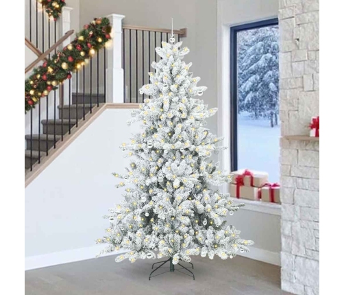 Mākslīgā Saliekamā Ziemassvētku Egle With Leds 240Cm Pvc Vidaxl