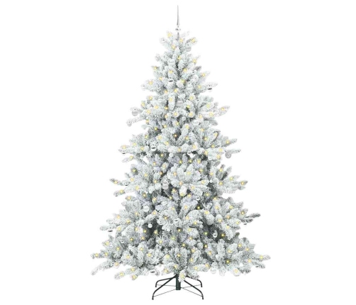 Mākslīgā Saliekamā Ziemassvētku Egle With Leds 240Cm Pvc Vidaxl