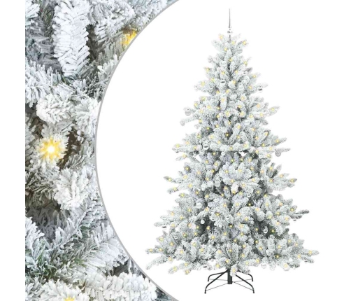 Mākslīgā Saliekamā Ziemassvētku Egle With Leds 240Cm Pvc Vidaxl