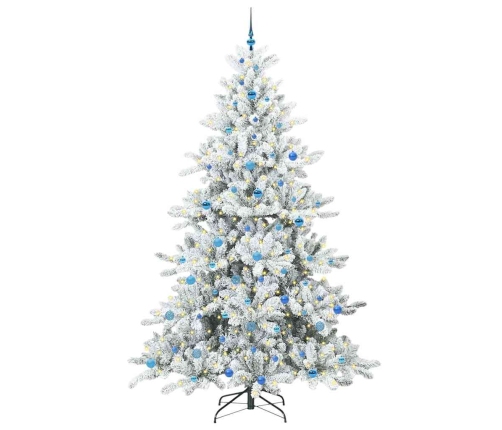 Mākslīgā Saliekamā Ziemassvētku Egle With Leds 240Cm Pvc Vidaxl