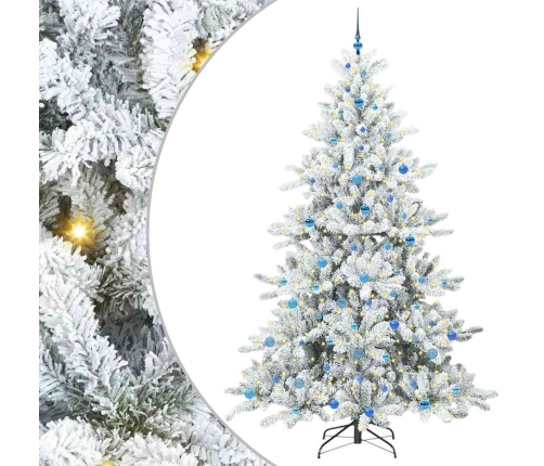 Mākslīgā Saliekamā Ziemassvētku Egle With Leds 240Cm Pvc Vidaxl