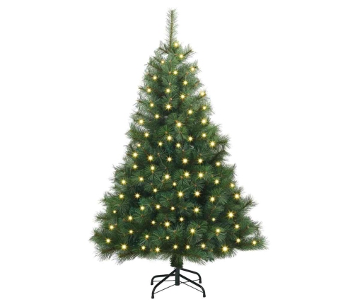 Mākslīgā Ziemassvētku Eglīte Su 150 Led Zaļa 120 Cm Pe Un Pvc Vidaxl