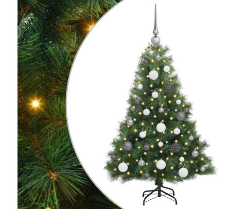 Mākslīgā Ziemassvētku Eglīte Su 150 Led Zaļa 120 Cm Pe Un Pvc Vidaxl