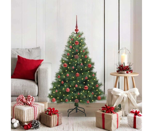 Mākslīgā Ziemassvētku Eglīte Su 150 Led Zaļa 120 Cm Pe Un Pvc Vidaxl