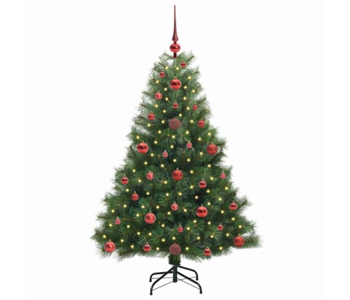 Mākslīgā Ziemassvētku Eglīte Su 150 Led Zaļa 120 Cm Pe Un Pvc Vidaxl