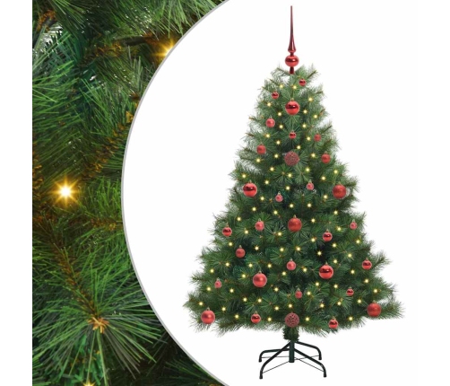 Mākslīgā Ziemassvētku Eglīte Su 150 Led Zaļa 120 Cm Pe Un Pvc Vidaxl