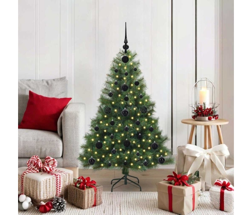 Mākslīgā Ziemassvētku Eglīte Su 150 Led Zaļa 120 Cm Pe Un Pvc Vidaxl