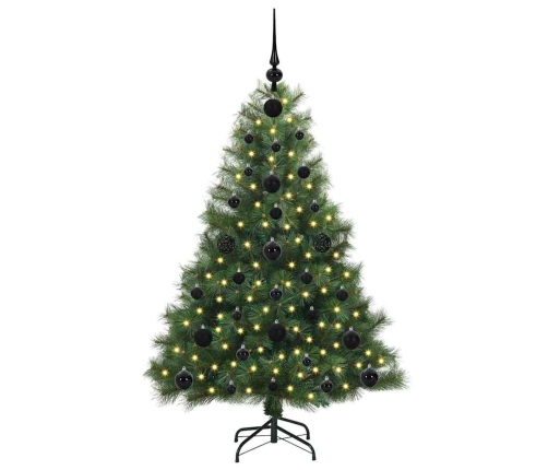 Mākslīgā Ziemassvētku Eglīte Su 150 Led Zaļa 120 Cm Pe Un Pvc Vidaxl