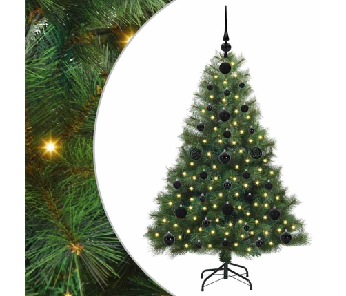 Mākslīgā Ziemassvētku Eglīte Su 150 Led Zaļa 120 Cm Pe Un Pvc Vidaxl