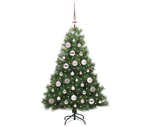 Mākslīgā Ziemassvētku Eglīte Su 150 Led Zaļa 120 Cm Pe Un Pvc Vidaxl