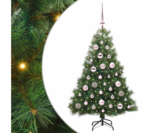 Mākslīgā Ziemassvētku Eglīte Su 150 Led Zaļa 120 Cm Pe Un Pvc Vidaxl