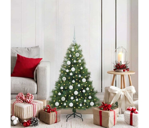 Mākslīgā Ziemassvētku Eglīte Su 150 Led Zaļa 120 Cm Pe Un Pvc Vidaxl