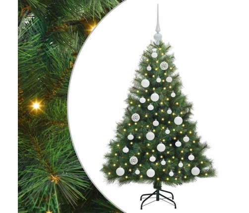 Mākslīgā Ziemassvētku Eglīte Su 150 Led Zaļa 120 Cm Pe Un Pvc Vidaxl