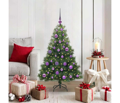 Mākslīgā Ziemassvētku Eglīte Su 150 Led Zaļa 120 Cm Pe Un Pvc Vidaxl