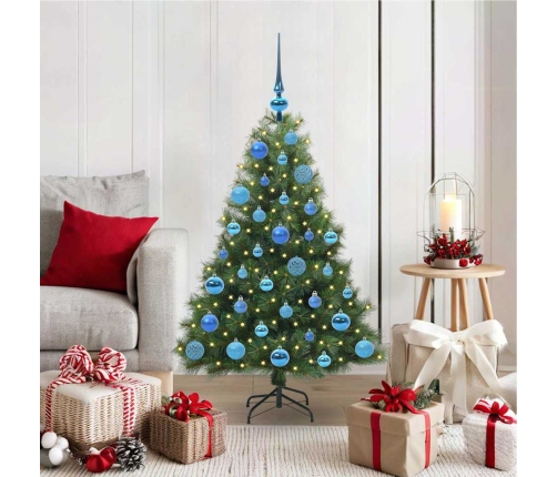 Mākslīgā Ziemassvētku Eglīte Su 150 Led Zaļa 120 Cm Pe Un Pvc Vidaxl